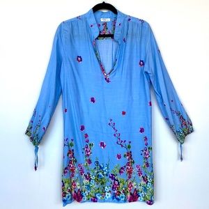Floral Shirt Dress / Cover Up / Tunic